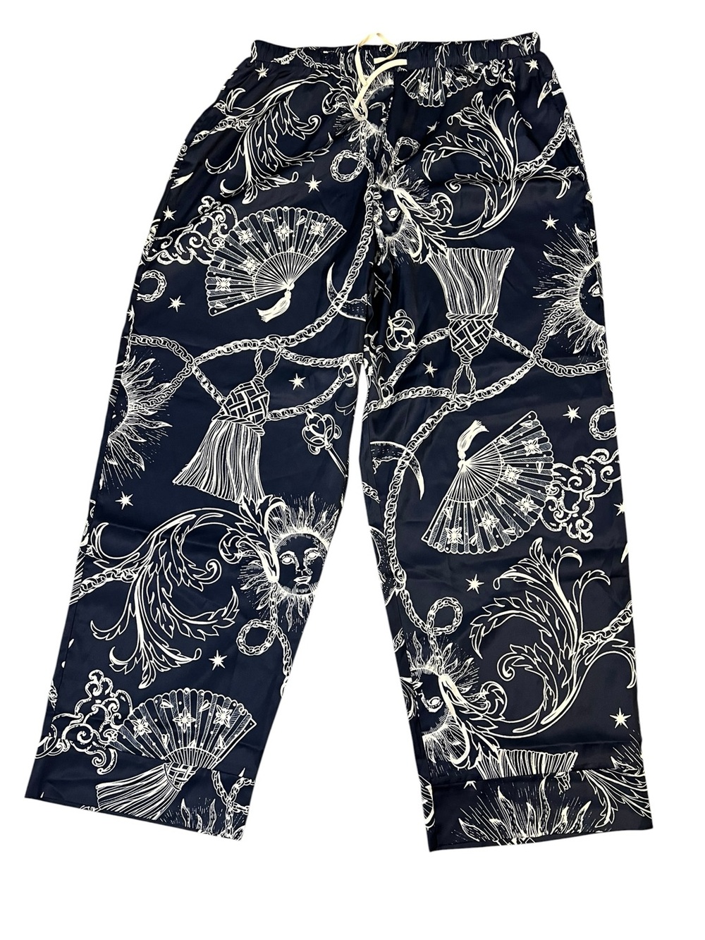 ASOS Navy lounge pants with white designs size 10 like new